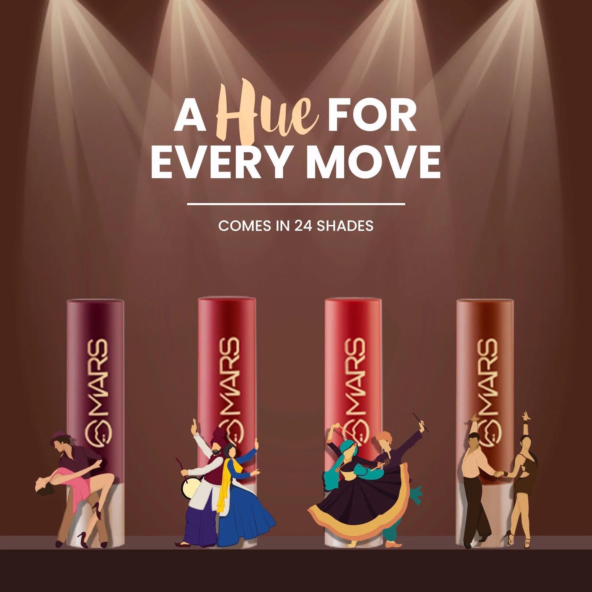 MARS Creamy Matte Long Lasting Lipstick for Women transfer proof & smudge proof