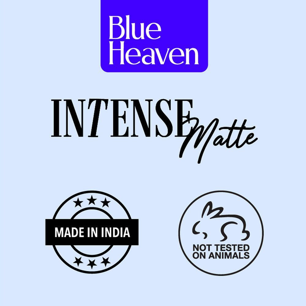 Blue Heaven Intense Matte Lipstick Swirl | water proof