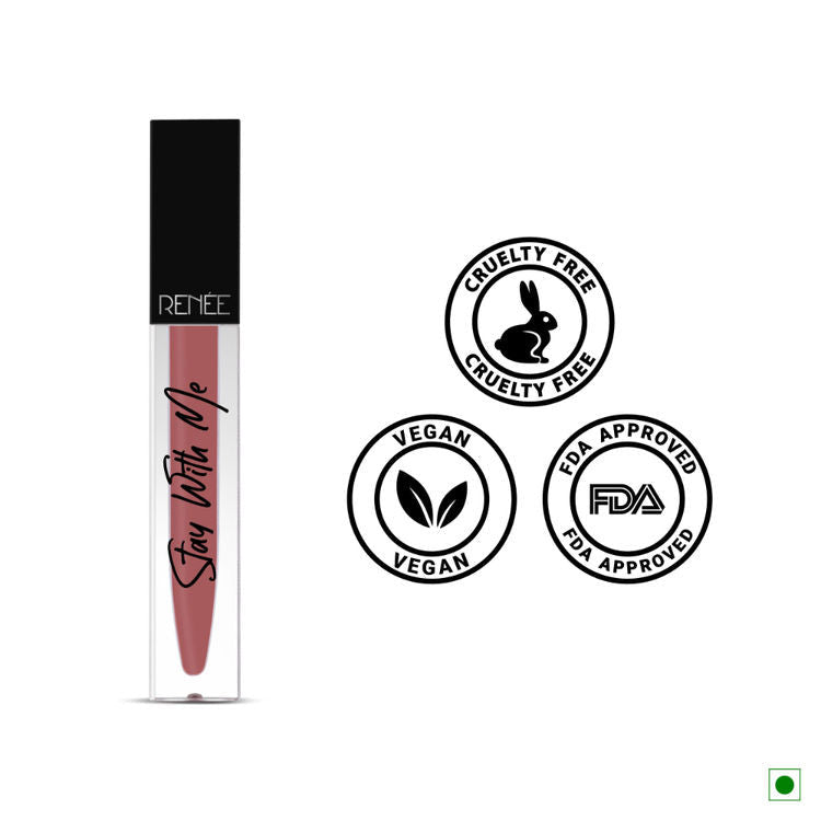 Stay With Me Matte Lip Color, Long Lasting, Non Transfer, Water & Smudge Proof,
