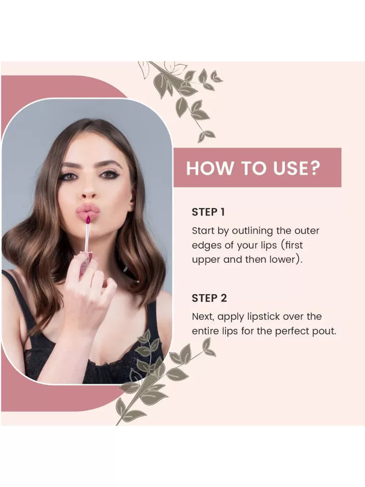 MATTLOOK Stayxtend Non Sticky
Lip Mousse Enriched With Vitamin water proof