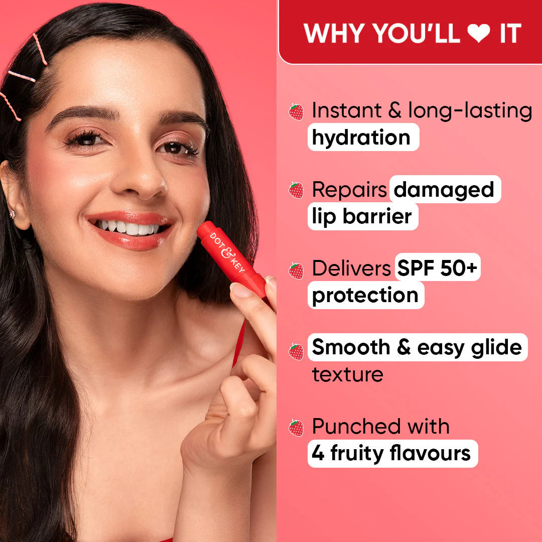 SPF 50+ Barrier Repair
Hydrating Lip Balm