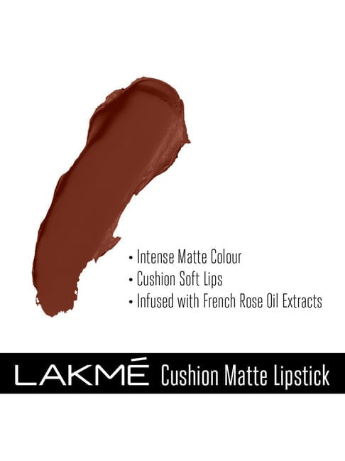 LAKMÉ  Cosmetics Matte Lipstick brown for Women 
Transferproof | Lasts upto 24 hrs