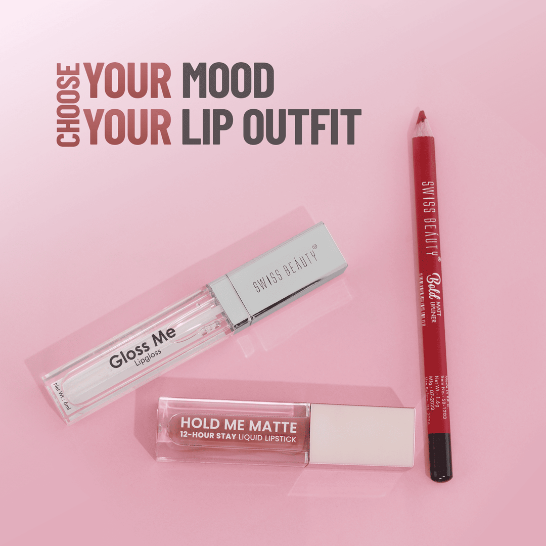 Luxneo Line & Fine Lip Duo with Lip Liner & HD Matte Lipstick |
Matte Finish Long-Lasting Non-Drying